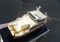 custom made model of 24m catamaran